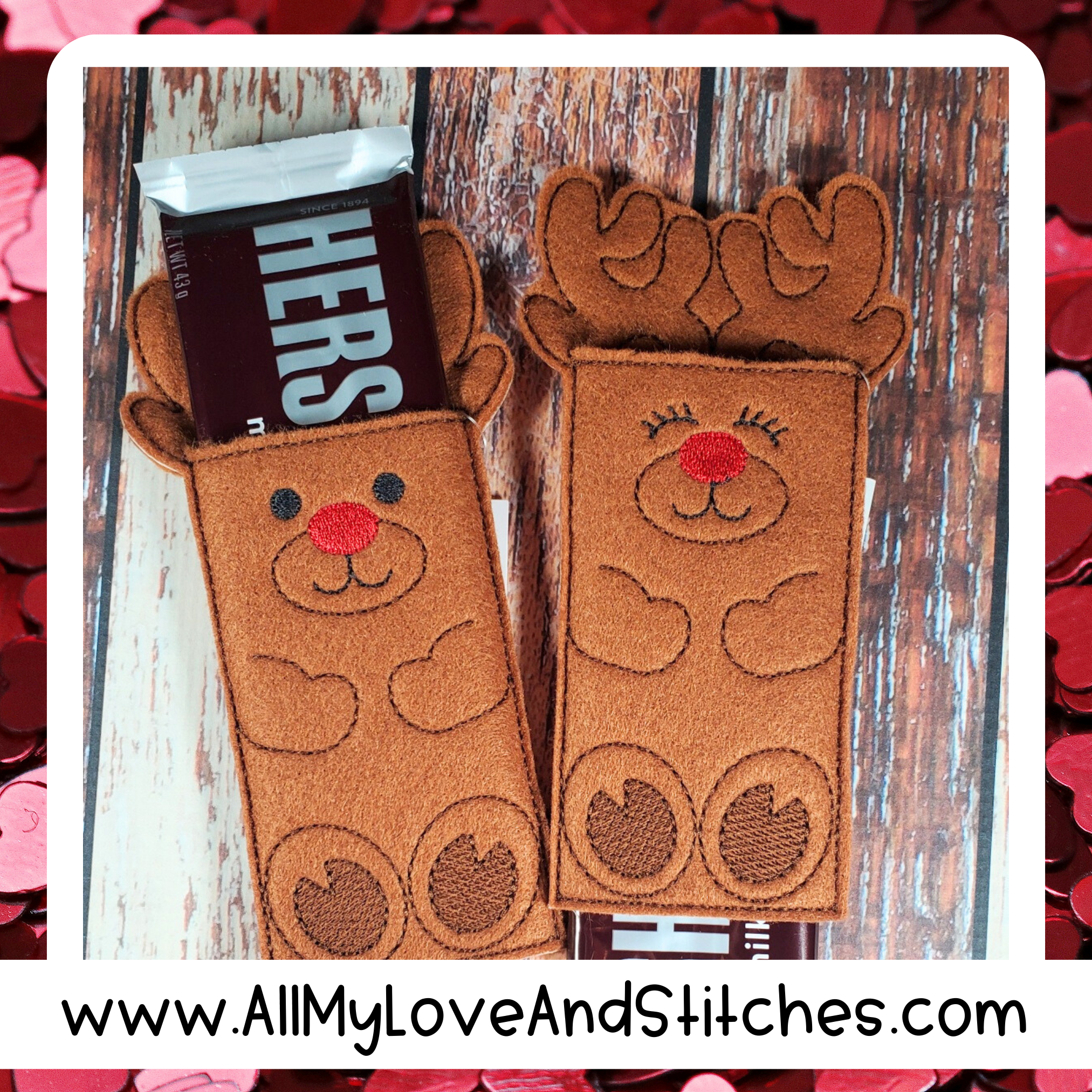 Reindeer Candy Bar Sleeve