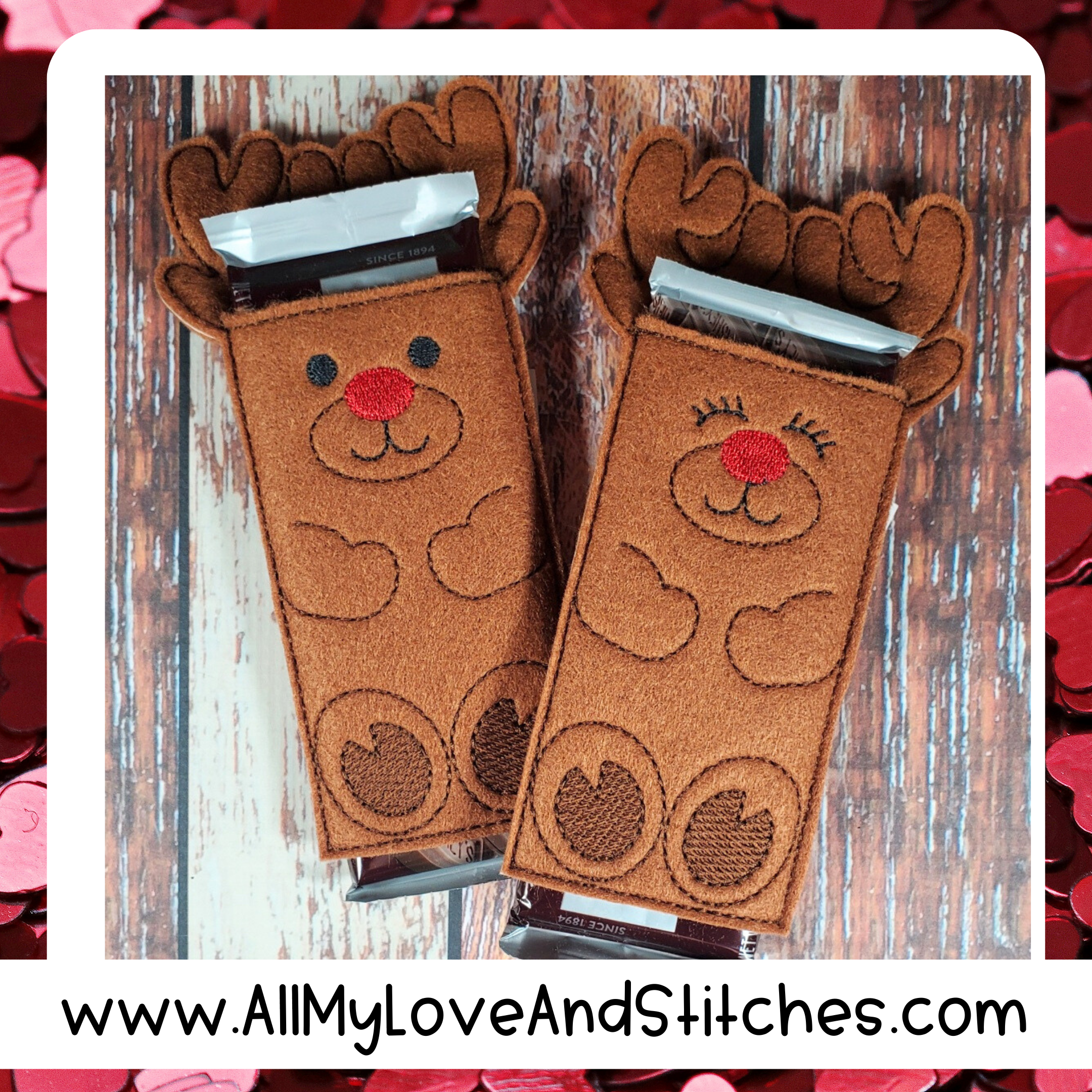 Reindeer Candy Bar Sleeve