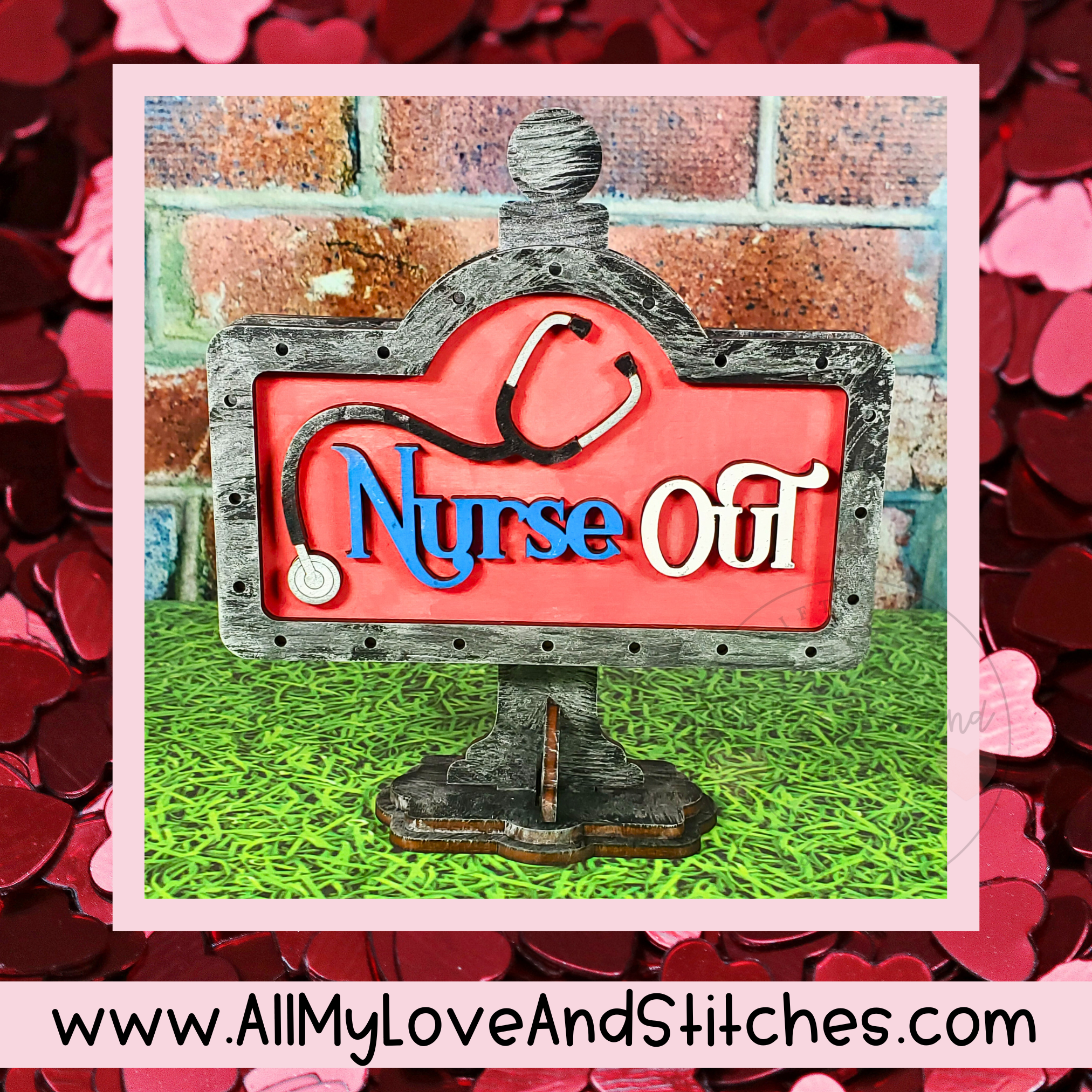 Nurse In And Out Of Office Sign