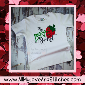 Strawberry Picking Toddler and Youth Shirt