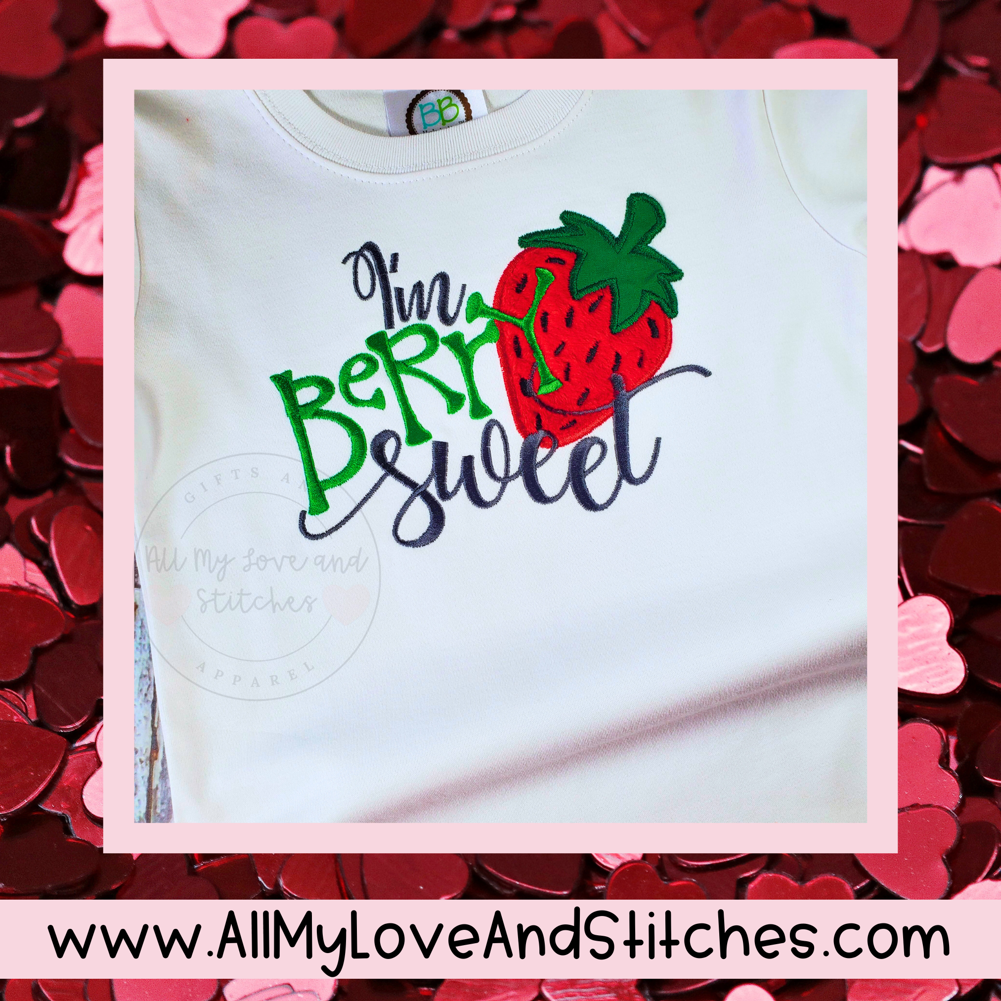 Strawberry Picking Toddler and Youth Shirt