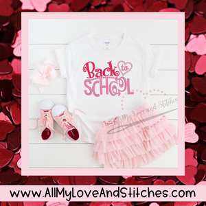 Back To School Child Shirt First Day of School Toddler and Youth T-Shirt