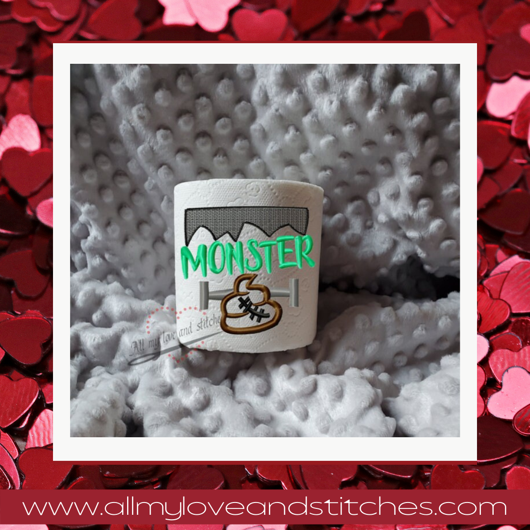 Halloween Monster Poo Toilet Paper Gag Gift