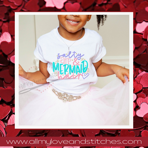 Salty Air and Mermaid Hair Youth Shirt