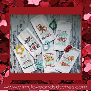 Choose Any Three Christmas Kitchen Dish Towels