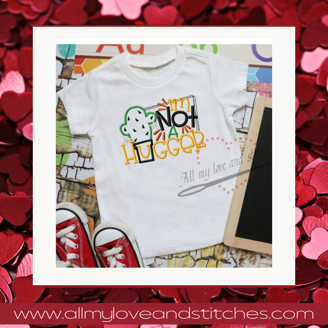 I'm Not A Hugger Valentine's Day Youth Shirt