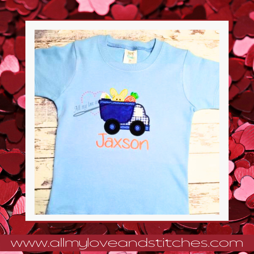 Easter Dump Truck Toddler and Youth Shirt