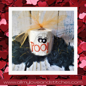 Halloween Ghost Poo! Toilet Paper Gag Gift