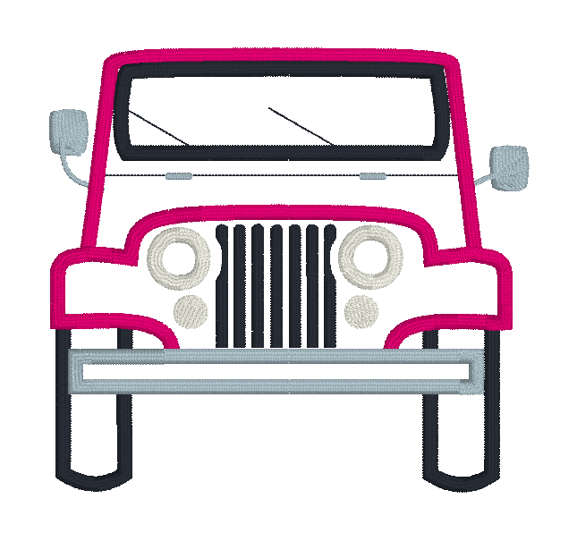 Embroidred Wrangler Jeep Girl Shirt