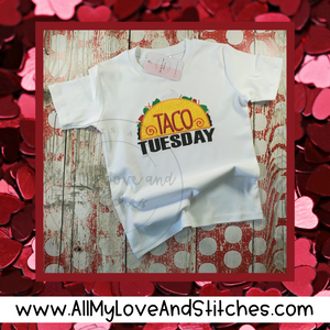 Taco Tuesday Toddler and Youth Shirt