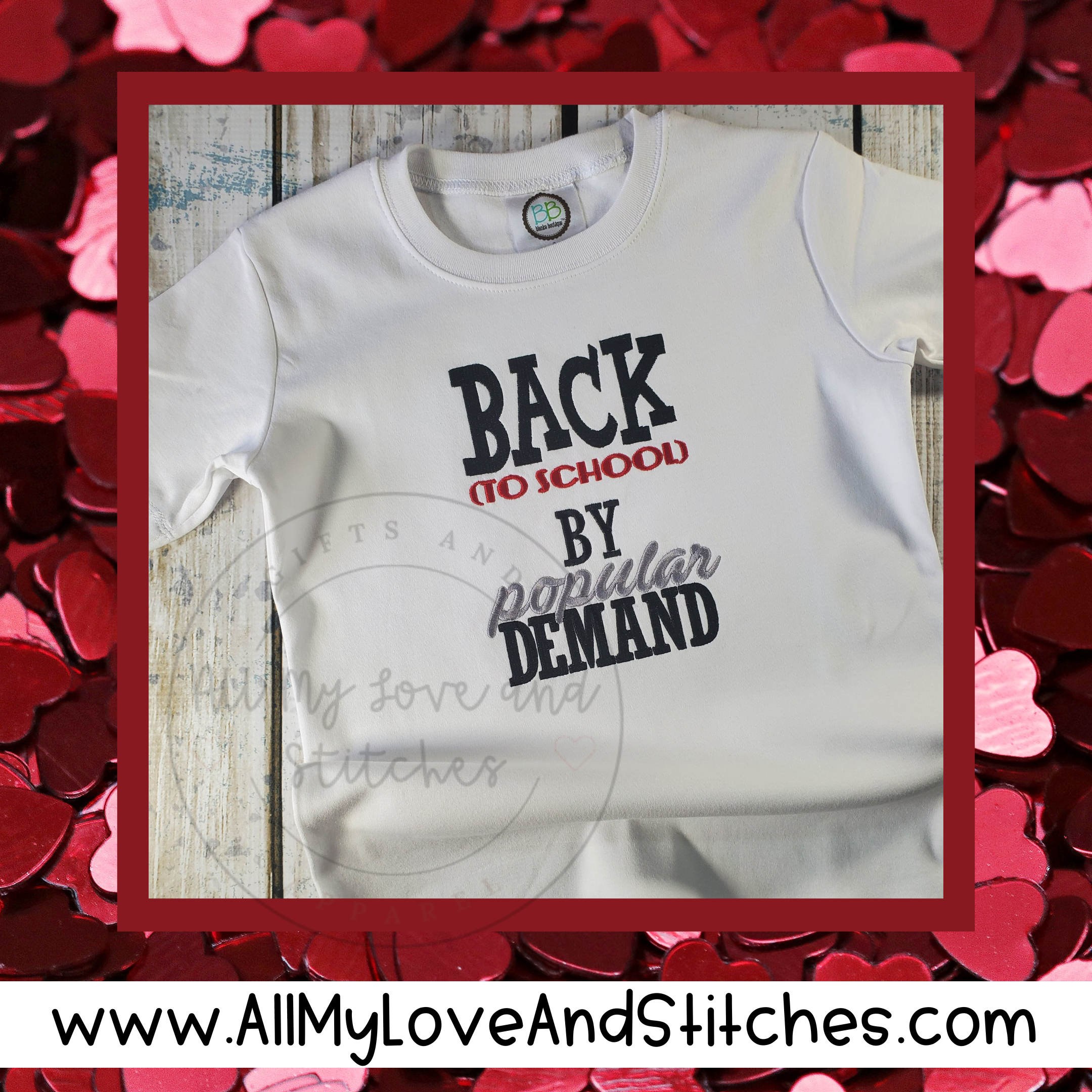 Back By Popular Demand First Day of School Youth and Toddler Shirt