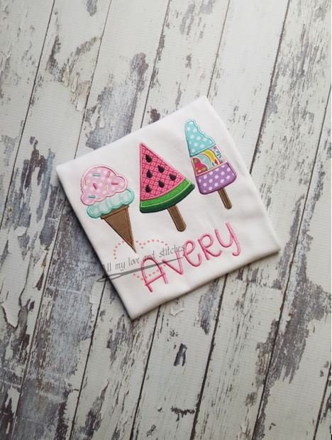 Summer Popsicle Toddler and Youth Shirt