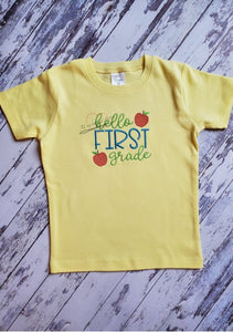 Hello ____ Grade Youth Shirt