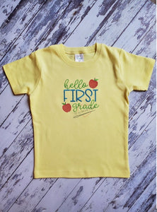 Hello ____ Grade Youth Shirt