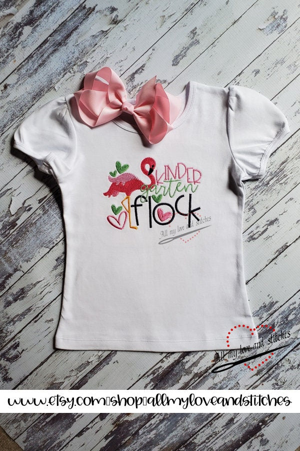 Back to School Flamingo Youth Shirt