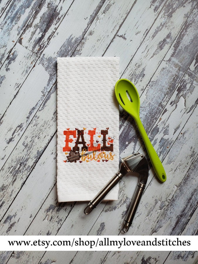 Fall-bulous Kitchen Towel