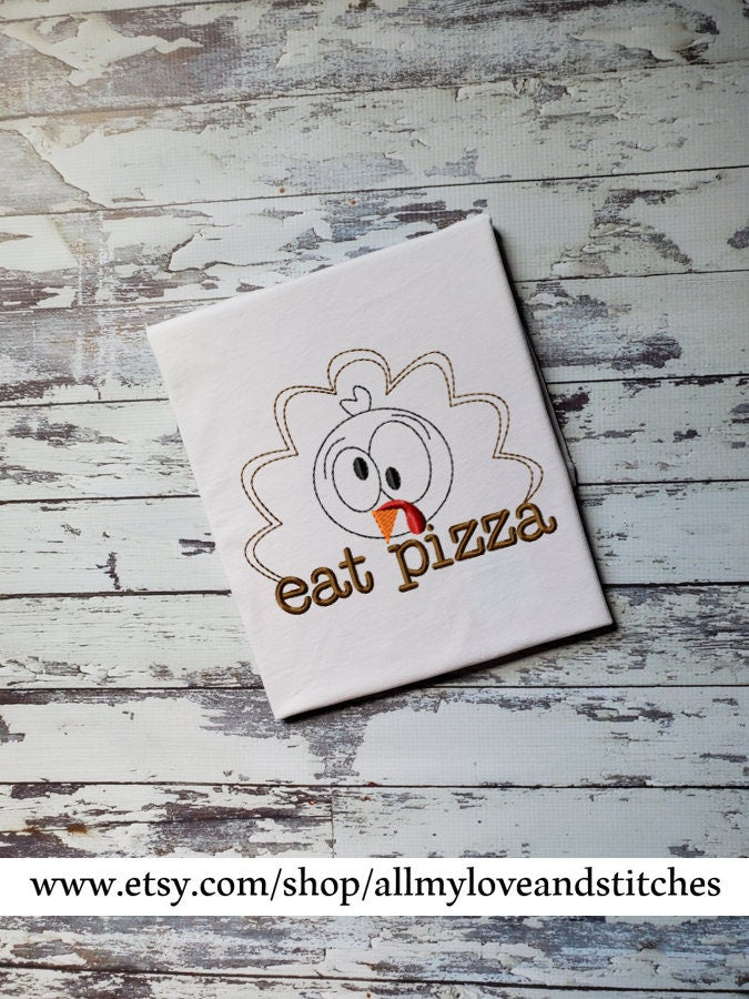 Eat Pizza Thanksgiving Youth Shirt