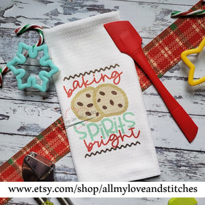 Baking Spirits Bright Christmas Kitchen Towel