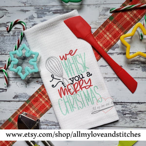 Choose Any Two Christmas Kitchen Dish Towels