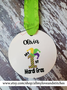 My First Mardi Gras Ornament