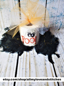 Halloween Ghost Poo! Toilet Paper Gag Gift