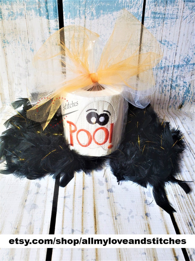 Halloween Ghost Poo! Toilet Paper Gag Gift