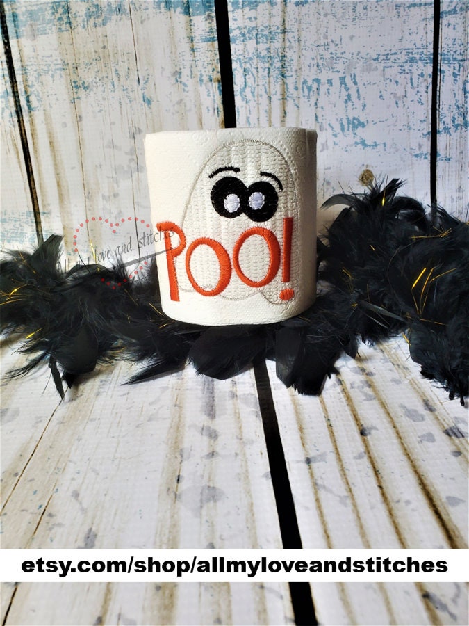 Halloween Ghost Poo! Toilet Paper Gag Gift