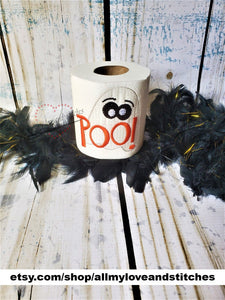 Halloween Ghost Poo! Toilet Paper Gag Gift