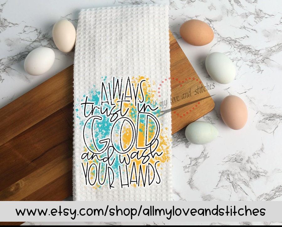 Your Choice of Two Mother's Day Printed Kitchen Towels