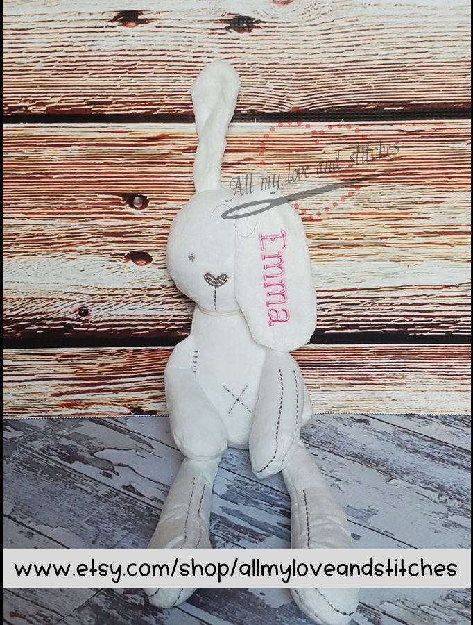 Bunny Lovey Baby Shower Gift