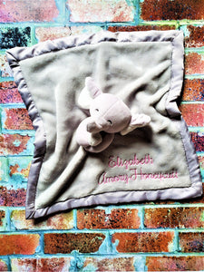 Personalized Elephant Lovey