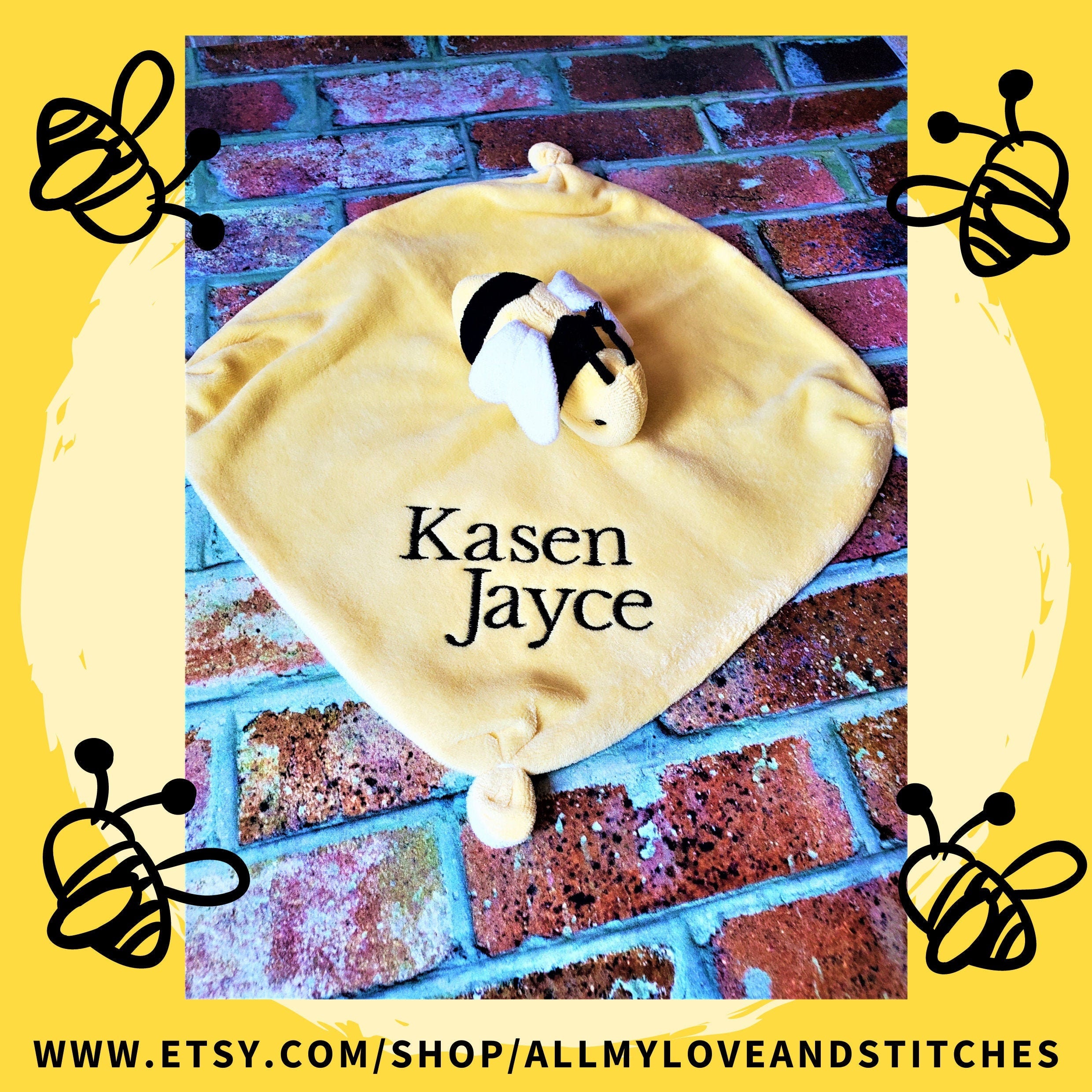 Personalized Bee Lovey