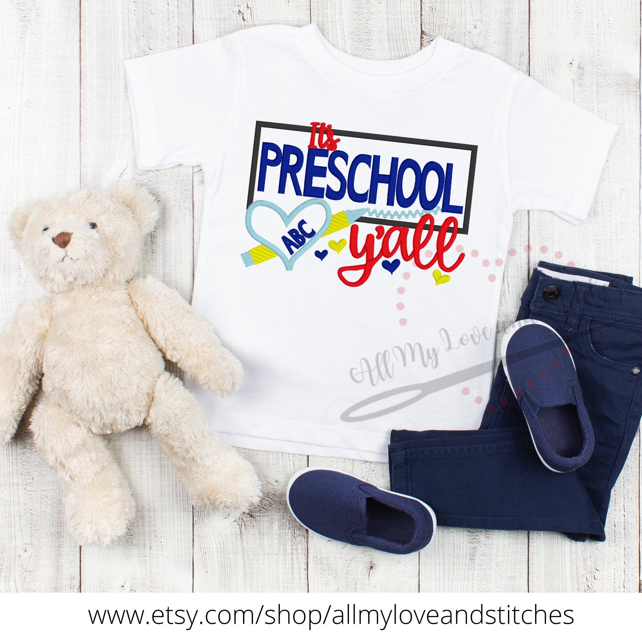 It's Preschool Ya'll Youth Shirt