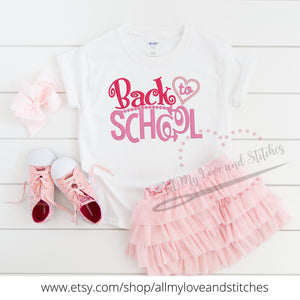 Back To School Child Shirt First Day of School Toddler and Youth T-Shirt