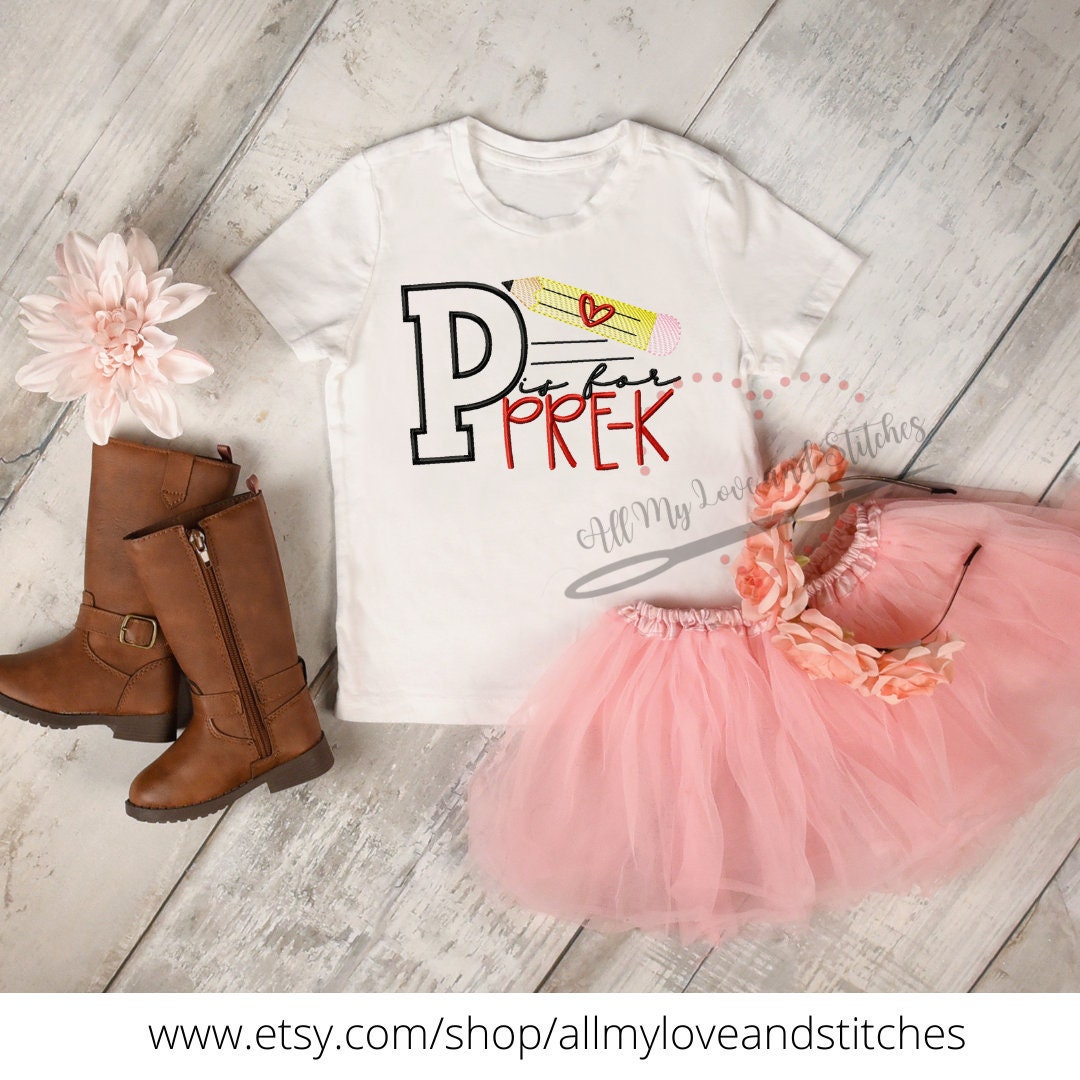 P Is For Pre-K Youth Shirt