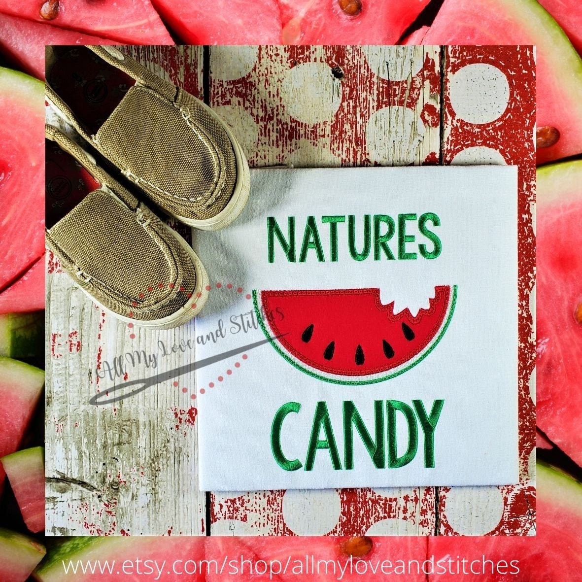 Nature's Candy Summer Watermelon Youth Shirt